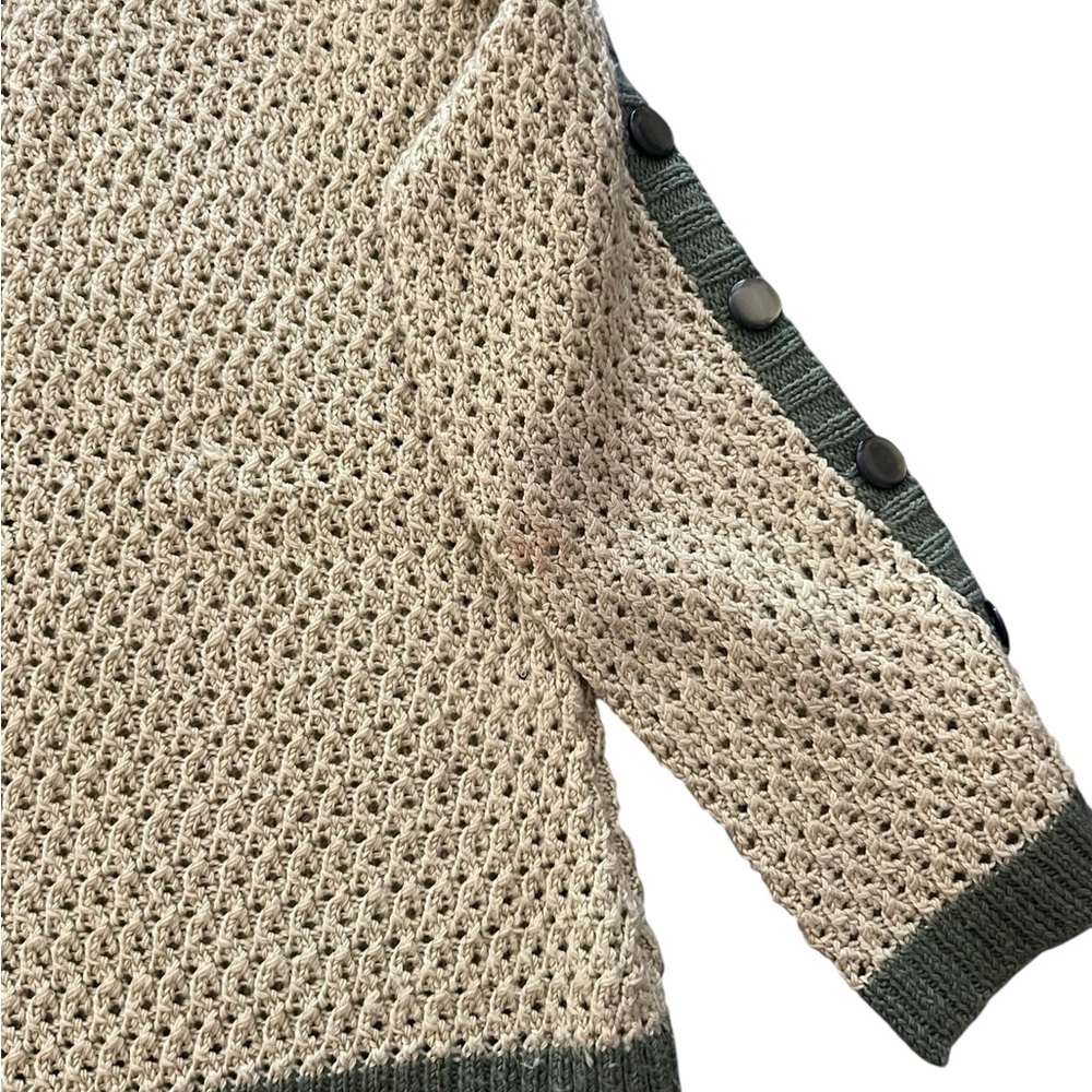 VINTAGE HANDMADE KNIT SWEATER - Picture 7 of 10